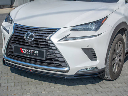 Maxton Design Front Splitter Lexus NX Facelift (2017-) - Carbon Look