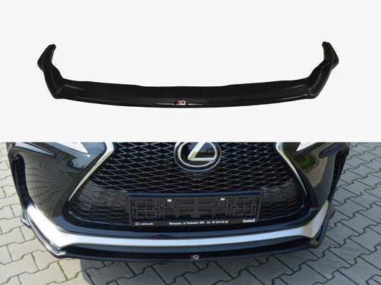 Maxton Design Front Splitter Lexus NX MK1 F-sport (2014- 2017) - Carbon Look