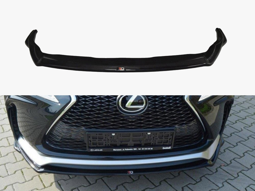 Maxton Design Front Splitter Lexus NX MK1 F-sport (2014- 2017) - Textured