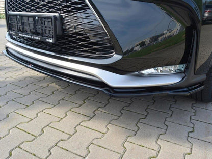 Maxton Design Front Splitter Lexus NX MK1 F-sport (2014- 2017) - Textured