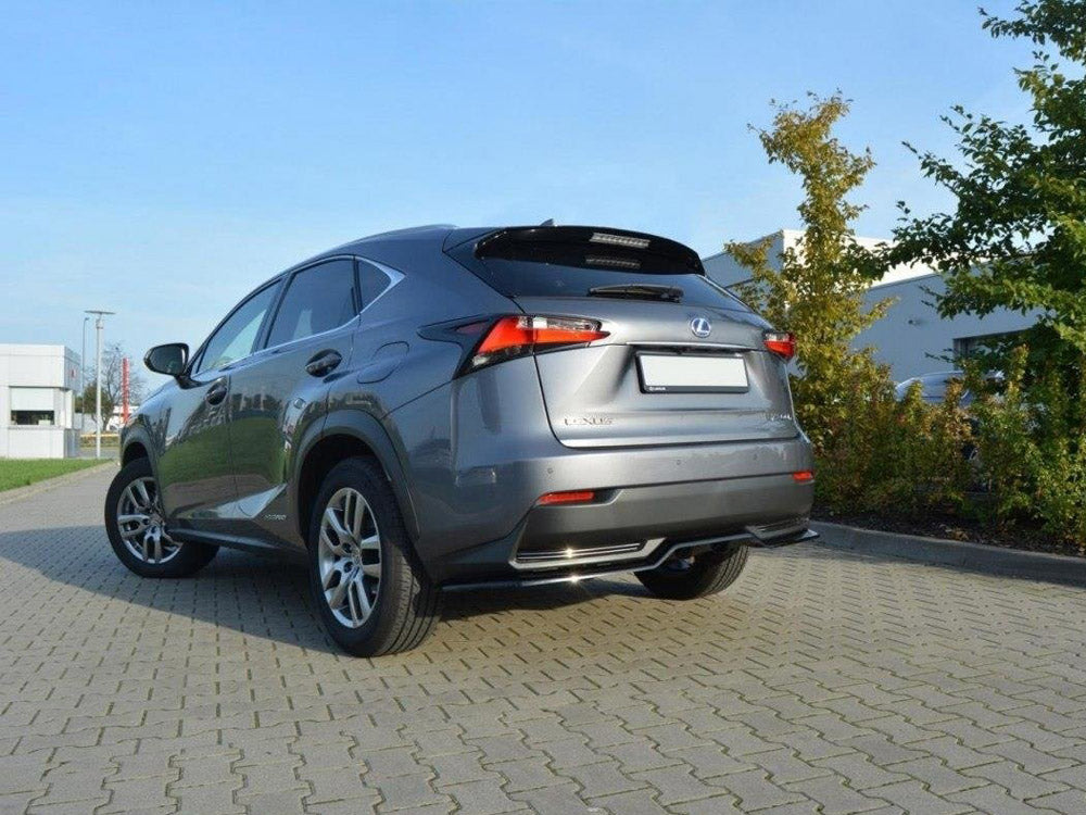 Maxton Design Rear Splitter (Vertical Bars) Lexus NX Mk1 H