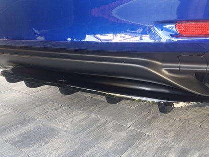 Maxton Design Central Rear Splitter (With Vertical Bars) Lexus RC (2014-UP)