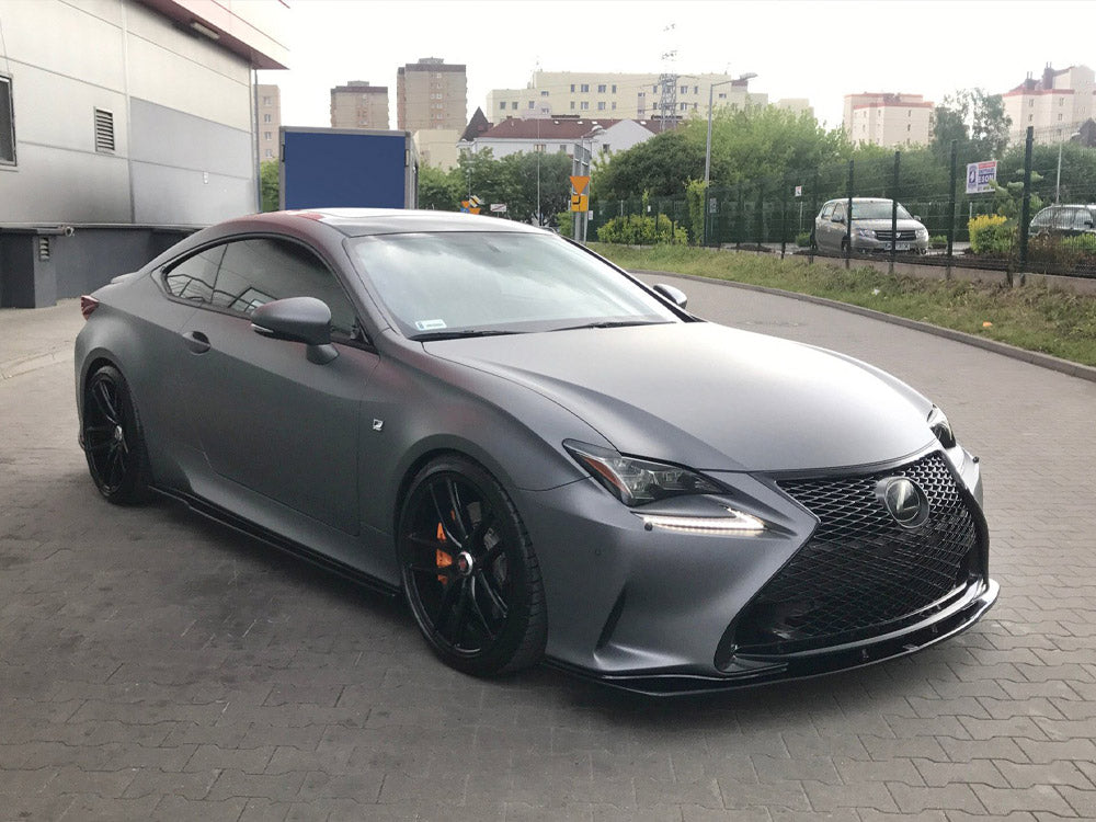 Maxton Design Side Skirts Diffusers Lexus RC (2014-UP) - Carbon Look