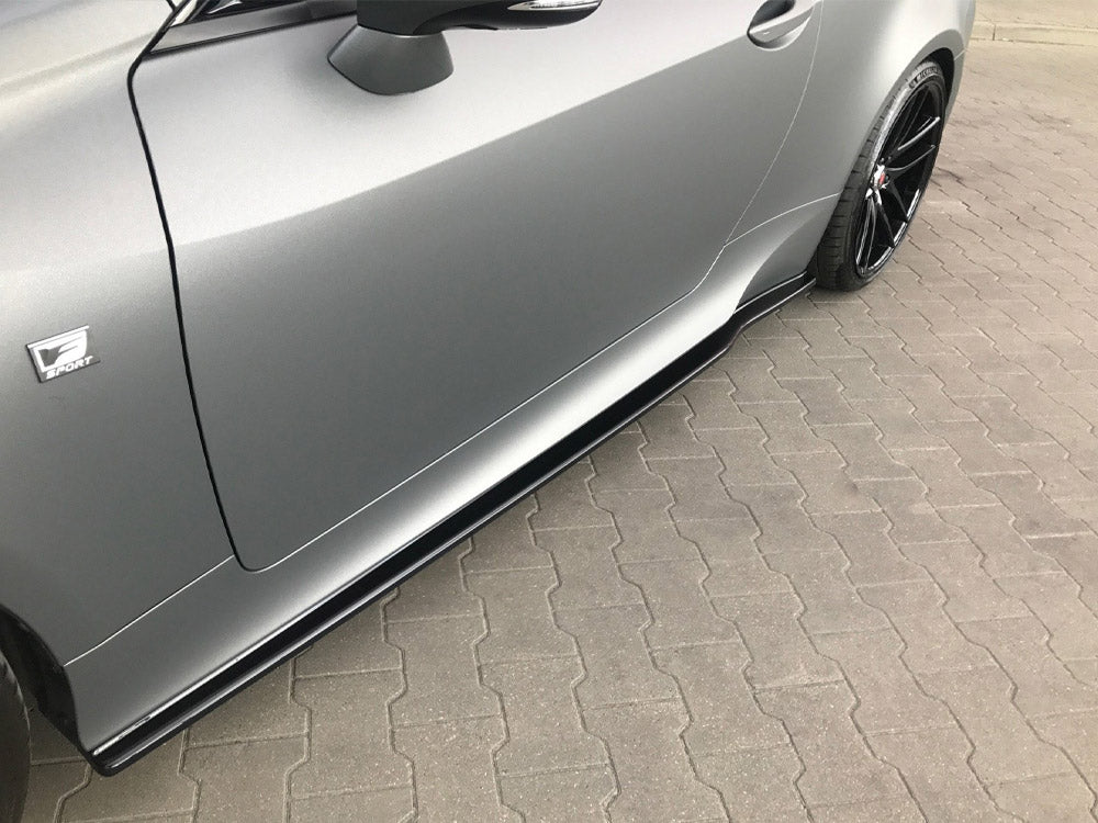 Maxton Design Side Skirts Diffusers Lexus RC (2014-UP) - Carbon Look