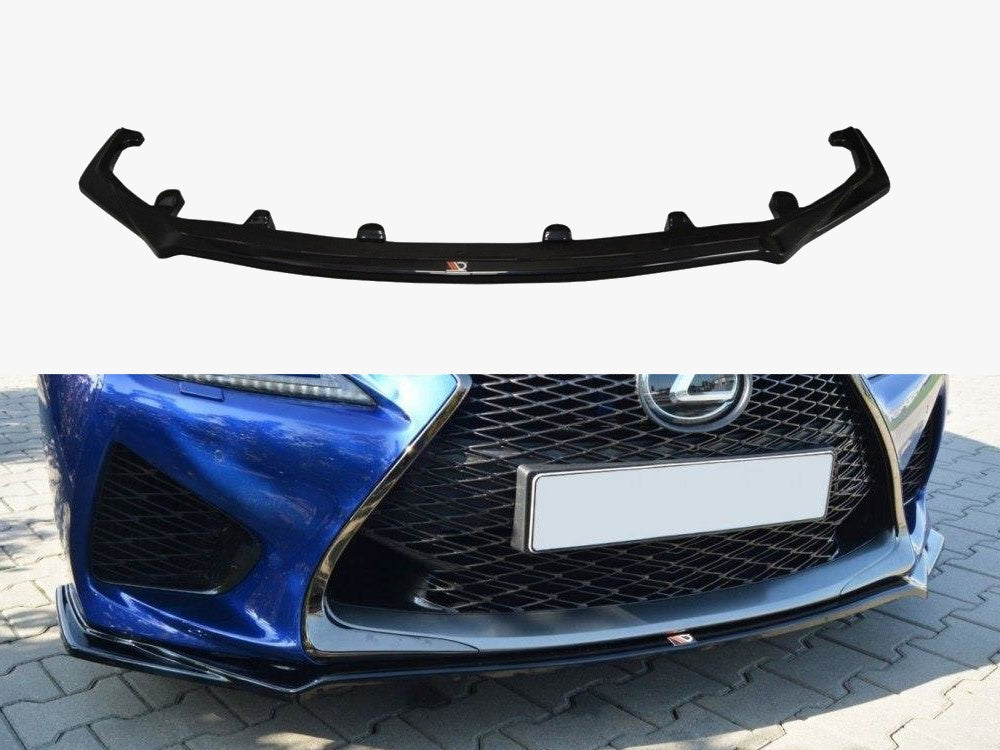 Maxton Design Front Splitter V.1 Lexus RC F (2014-2019) - Carbon Look