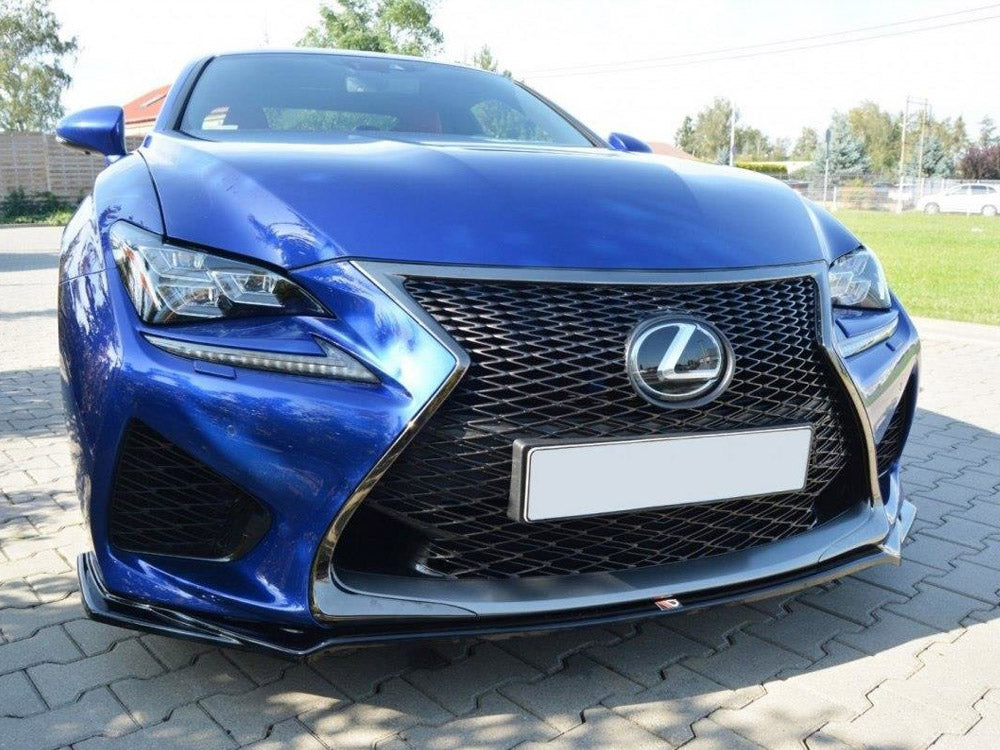 Maxton Design Front Splitter V.1 Lexus RC F (2014-2019) - Carbon Look