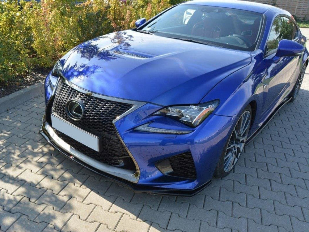 Maxton Design Front Splitter V.1 Lexus RC F (2014-2019) - Carbon Look