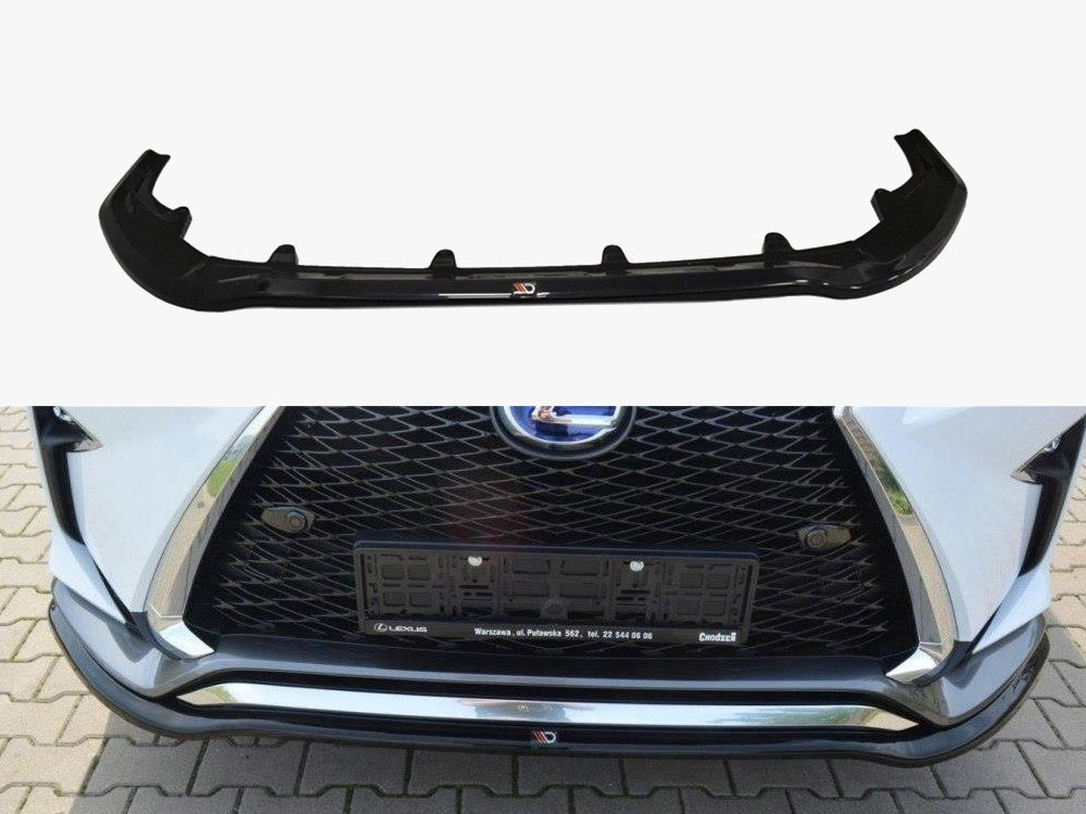Maxton Design Front Splitter V.1 Lexus RX MK4 F-sport - Carbon Look