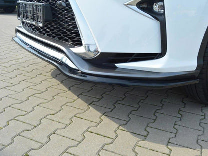 Maxton Design Front Splitter V.1 Lexus RX MK4 F-sport - Carbon Look