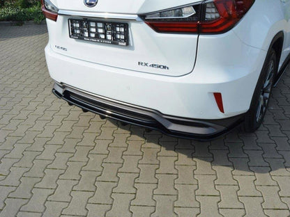Maxton Design Rear Splitter (Vertical Bars) Lexus RX Mk4 H