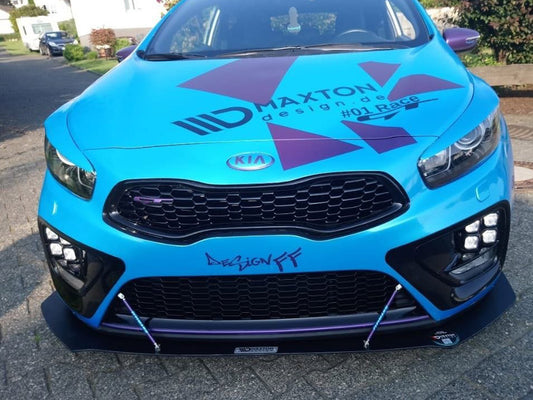 Maxton Design Front Racing Splitter KIA Cee'd GT MK2 (2013-2018)