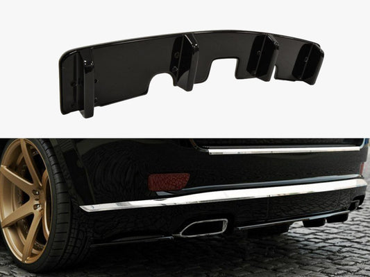 Maxton Design Central Rear Splitter (Vertical Bars) JEEP Grand Cherokee WK2 Summit Facelift