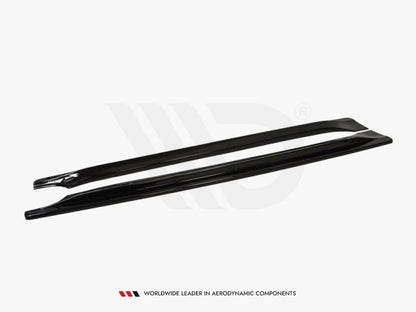 Maxton Design Side Skirts Diffusers JEEP Grand Cherokee WK2 Summit Facelift - Carbon Look