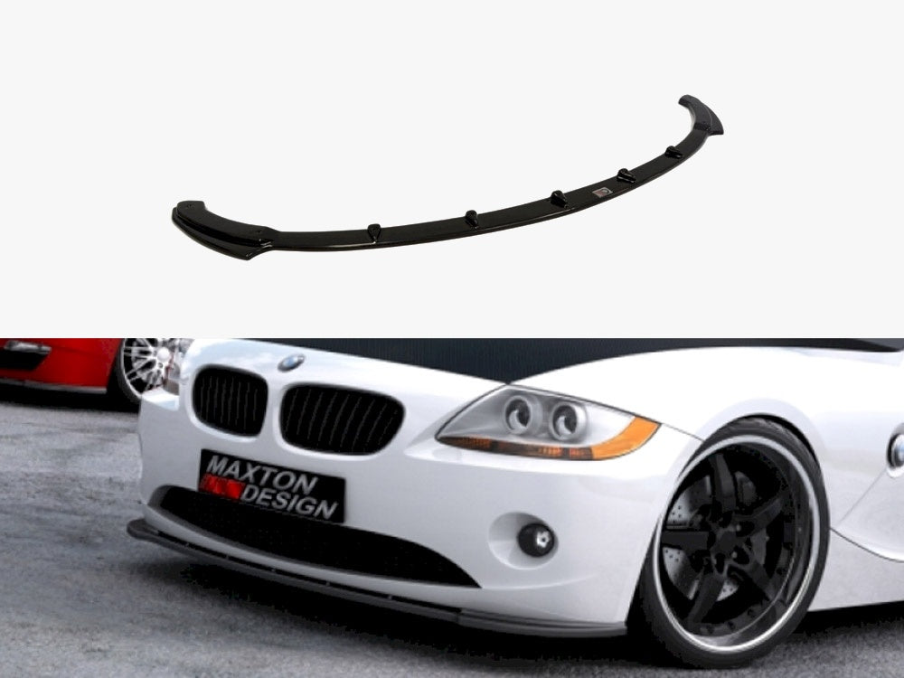 Maxton Design Front Splitter V.1 Bmw Z4 E85 / E86 (Preface Model) (2002-2006) - Carbon Look