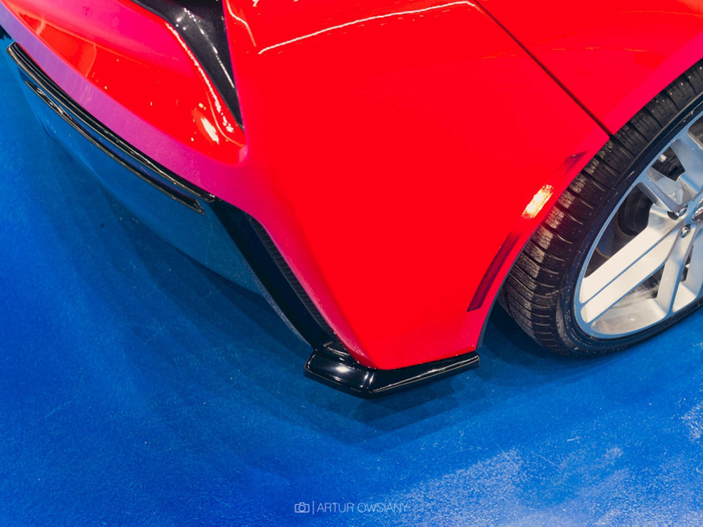 Maxton Design Rear Side Splitters V.1 Chevrolet Corvette Stingray / Grand Sport C7 - Textured