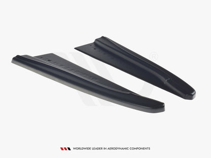 Maxton Design Rear Side Splitters Jaguar XF- R (2007-2011) - Textured