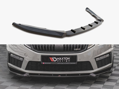 Maxton Design Front Splitter V.2 Skoda Octavia RS Mk3 Facelift