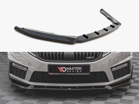 Maxton Design Front Splitter V.2 Skoda Octavia RS Mk3 Facelift