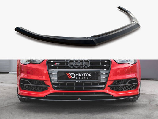Maxton Design Front Splitter V.1 Audi S3 / A3 S-Line 8V Sedan / Cabrio (2013-2016)