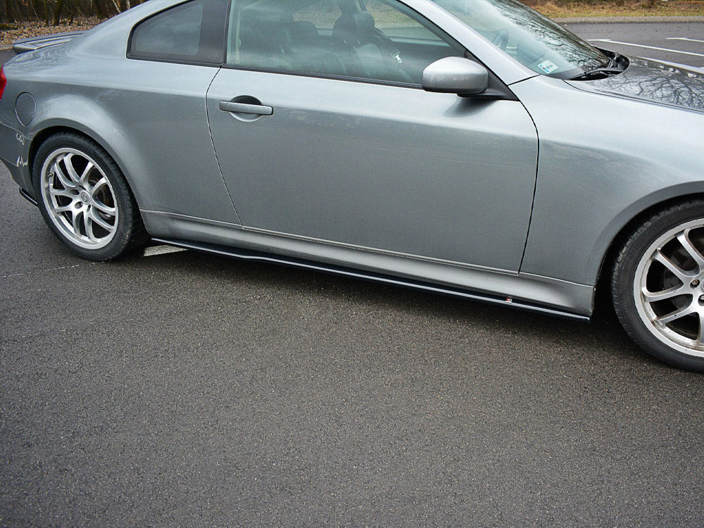Maxton Design Side Skirts Splitters  Infiniti G35 Coupe (2003-2007) - Carbon Look
