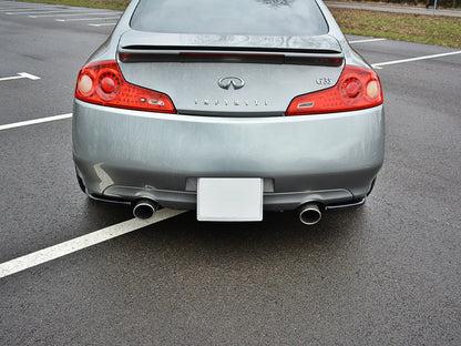 Maxton Design Rear Side Splitters Infiniti G35 Coupe (2003-2007) - Textured