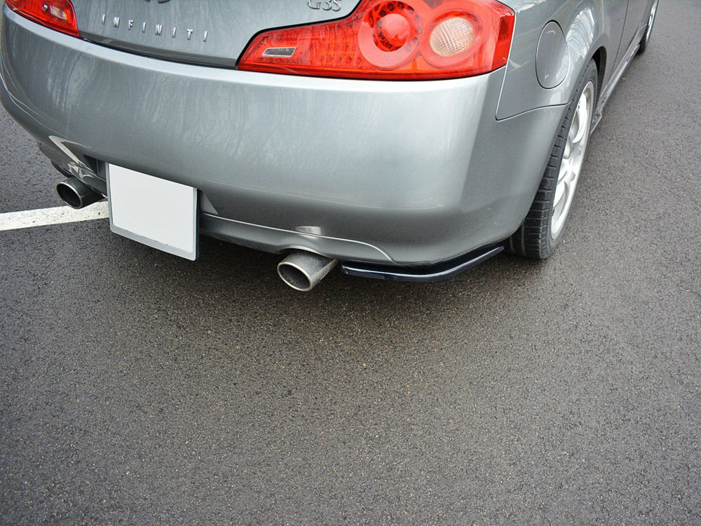 Maxton Design Rear Side Splitters Infiniti G35 Coupe (2003-2007) - Textured