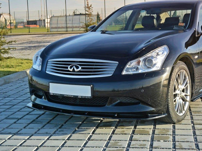 Maxton Design Front Splitter V.1 Infiniti G37 Sedan - Textured