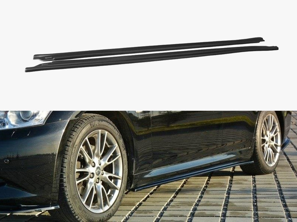 Maxton Design Side Skirts Diffusers Infiniti G37 Sedan - Textured