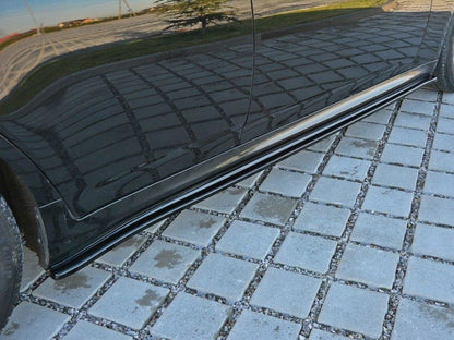 Maxton Design Side Skirts Diffusers Infiniti G37 Sedan - Textured