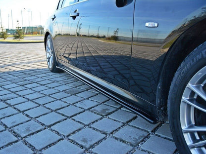 Maxton Design Side Skirts Diffusers Infiniti G37 Sedan - Textured