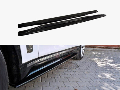 Maxton Design Side Skirts Diffusers Infiniti QX70 - Carbon Look