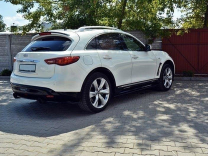 Maxton Design Side Skirts Diffusers Infiniti QX70 - Carbon Look