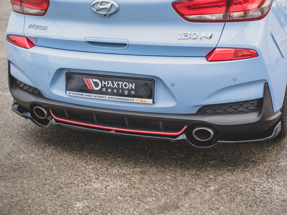 Maxton Design Central Rear Splitter Hyundai I30 N Mk3 Hatchback