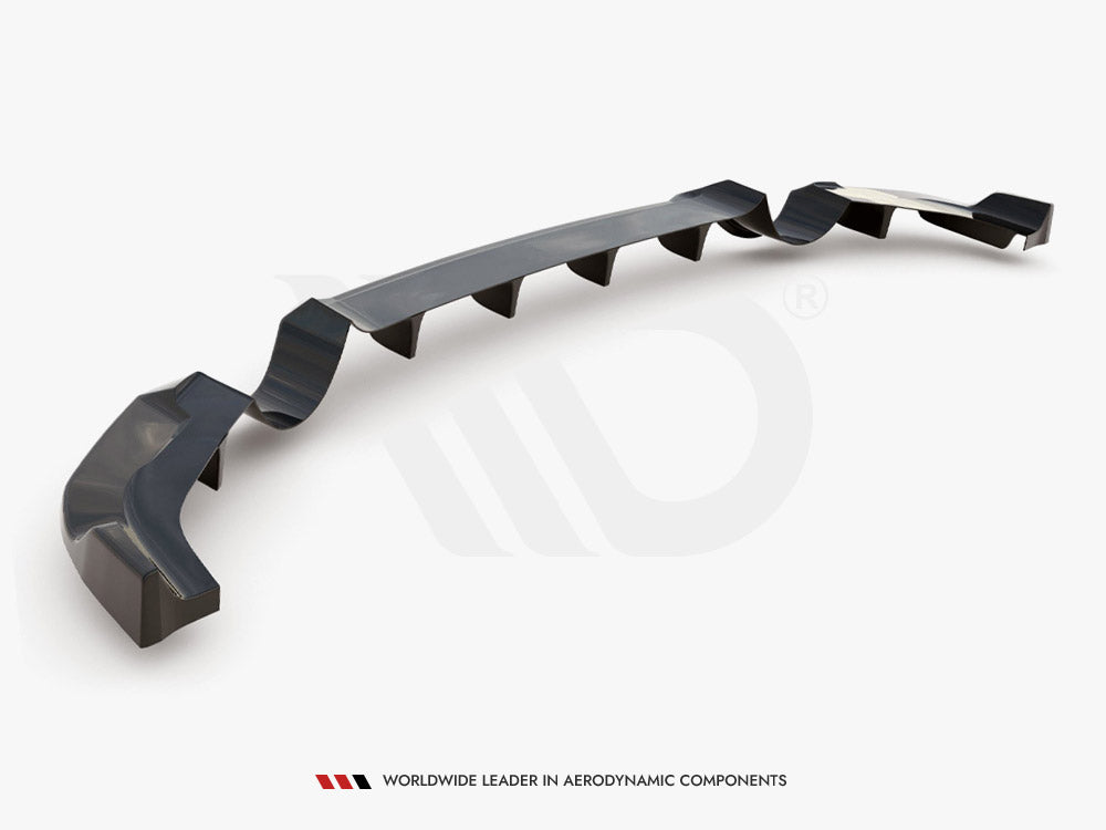 Maxton Design Central Rear Splitter (Vertical Bars) Hyundai I30 N Mk3 Hatchback