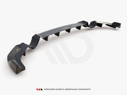 Maxton Design Central Rear Splitter (Vertical Bars) Hyundai I30 N Mk3 Hatchback