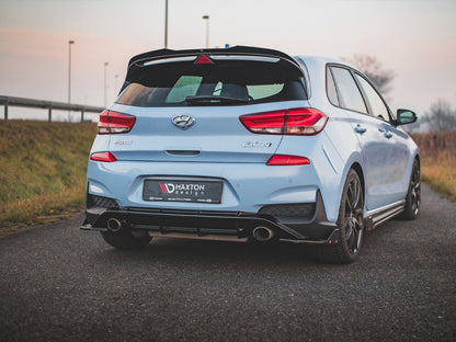 Maxton Design Rear Side Splitters V.7 + Flaps Hyundai I30 N Mk3 Hatchback