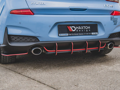 Maxton Design Street PRO Rear Diffuser V.1 Hyundai I30 N Mk3 Hatchback