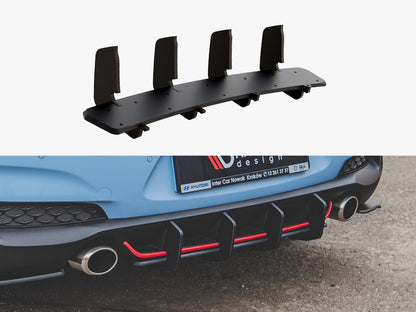 Maxton Design Street PRO Rear Diffuser V.2 Hyundai I30 N Mk3 Hatchback