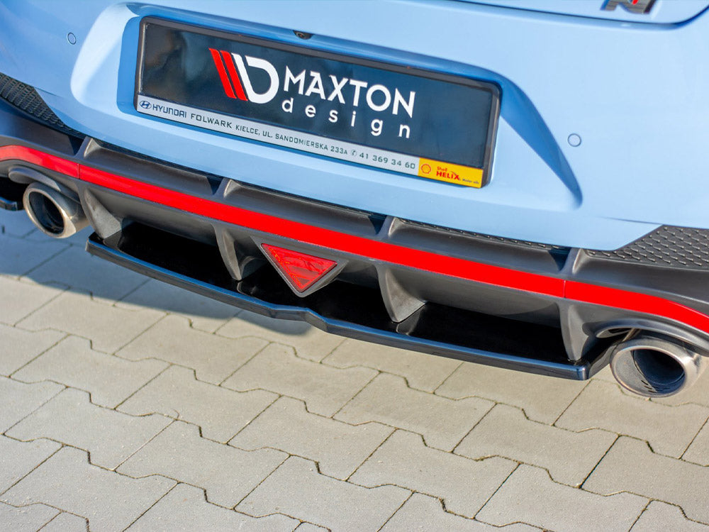 Maxton Design Central Rear Splitter Hyundai I30 Mk3 N Fastback
