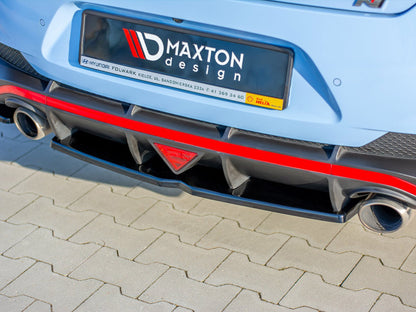Maxton Design Central Rear Splitter Hyundai I30 Mk3 N Fastback