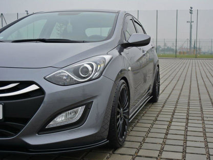 Maxton Design Side Skirts Diffusers Hyundai I30 MK2 (2011-2017) - Carbon Look