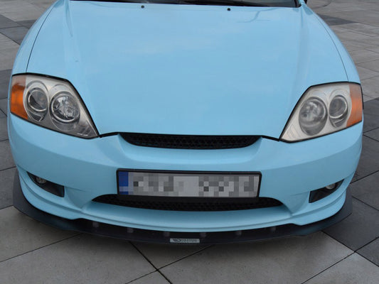 Maxton Design Front Racing Splitter Hyundai Tiburon (Coupe) MK2 Facelift (2005-2008)