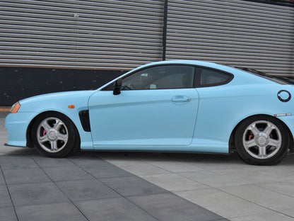 Maxton Design Racing Side Skirts Diffusers Hyundai Tiburon (Coupe) MK2 Facelift (2005-2008)