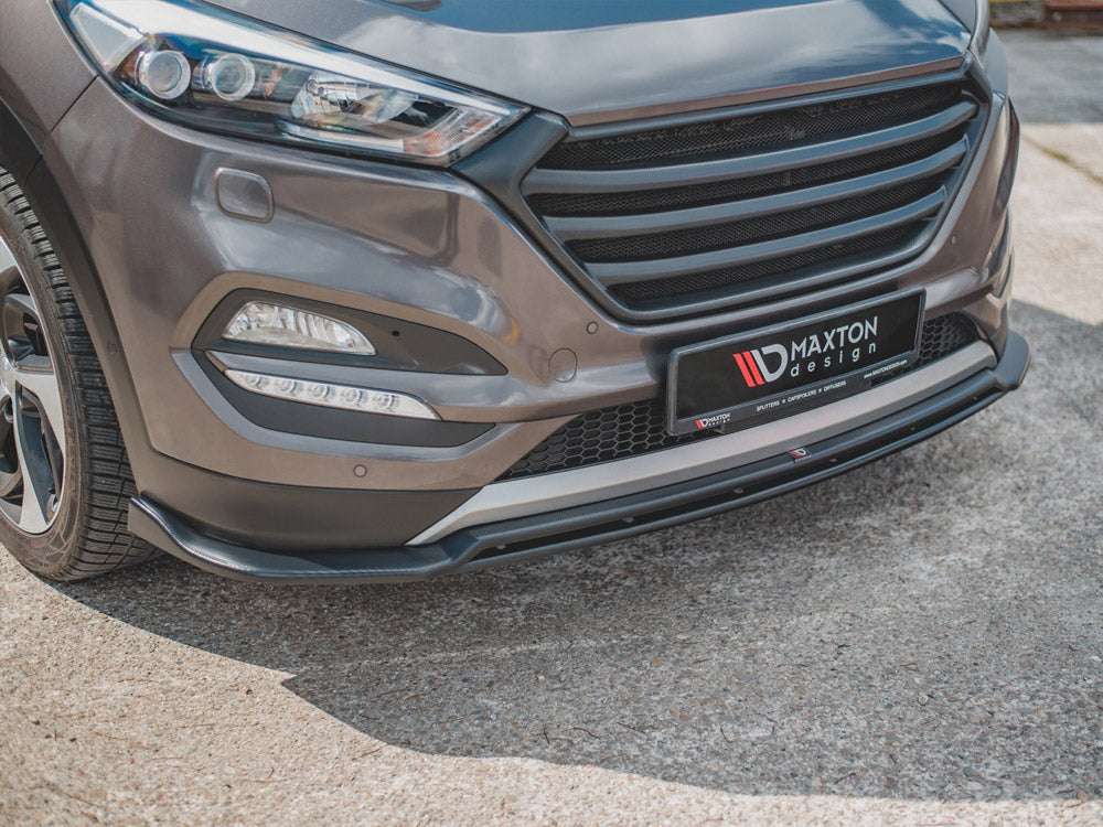 Maxton Design Front Splitter Hyundai Tucson Mk3 Pre-Facelift - Carbon Look