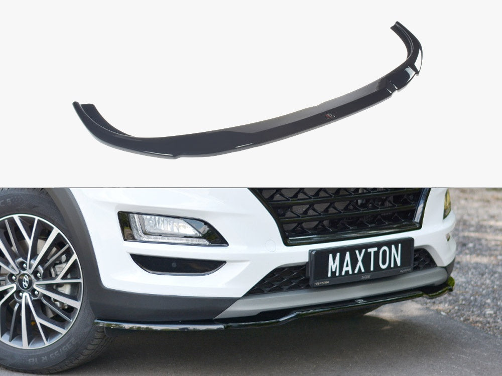 Maxton Design Front Splitter V.2 Hyundai Tucson MK3 Facelift (2018-UP) - Carbon Look