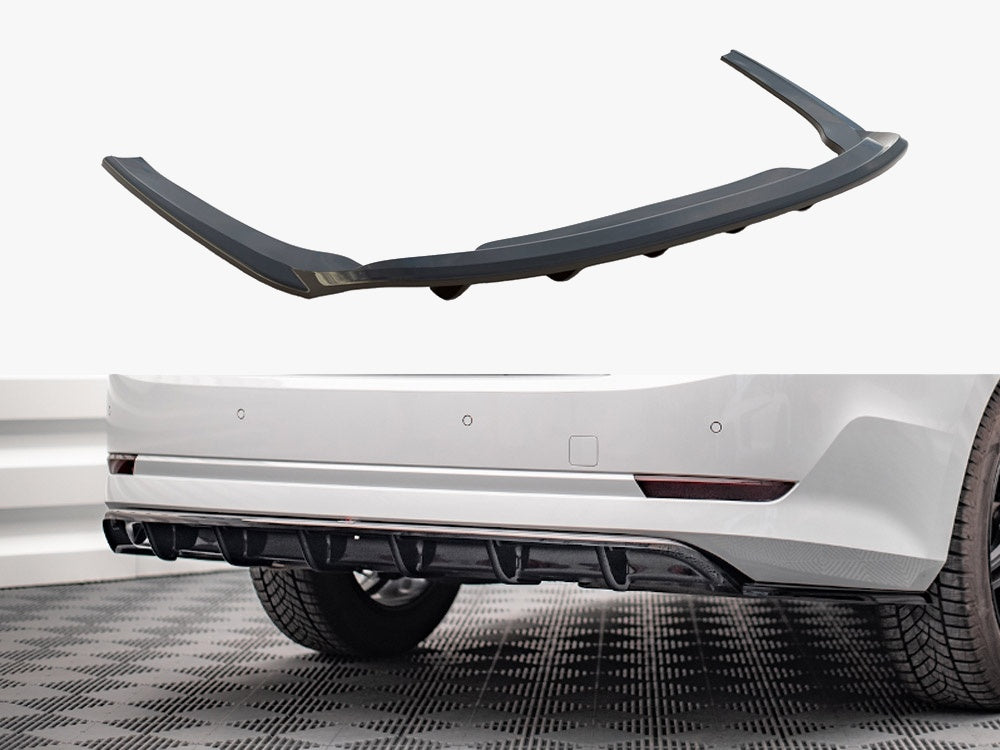 Maxton Design Rear Splitter (Vertical Bars) Skoda Octavia Mk4