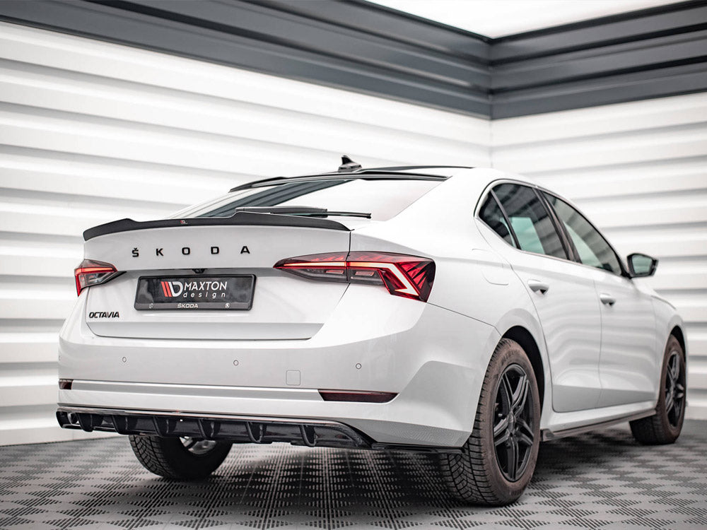 Maxton Design Rear Splitter (Vertical Bars) Skoda Octavia Mk4