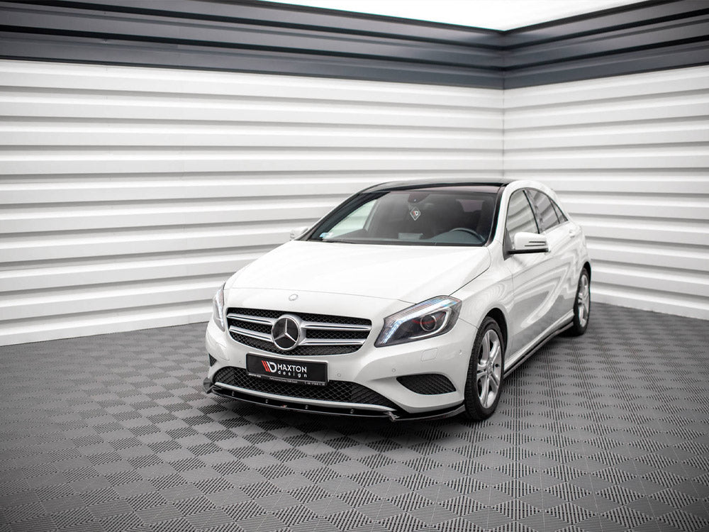 Maxton Design Front Splitter V.1 Mercedes A W176 (2012-2015)