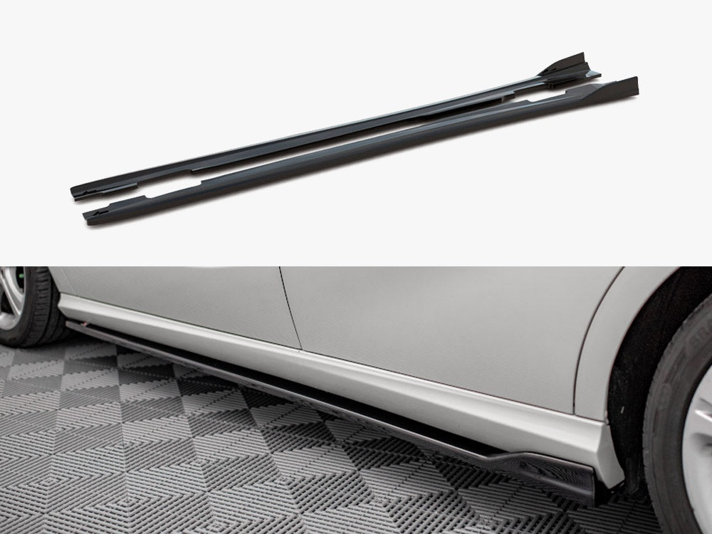 Maxton Design Side Skirts Diffusers V.1 Mercedes A W176 (2012-2015)