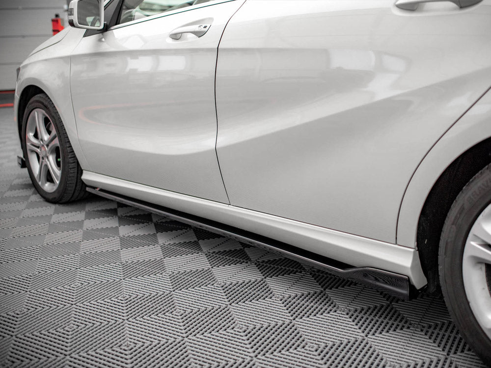Maxton Design Side Skirts Diffusers V.1 Mercedes A W176 (2012-2015)